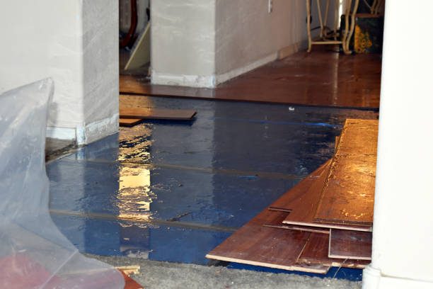 Professional Water Damage Restoration technician working in Manhattan, KS